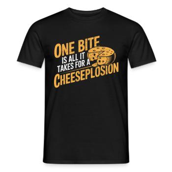 Intolérance au lactose Intolérance au lactose - T-shirt homme - noir - Devant - AI Model Male 178 light (178cm)