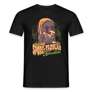 Pilzsammler Pilzzüchter Spore-tacular Adventures - Männer T-Shirt - Schwarz - Vorne - AI Model Male 178 light (178cm)