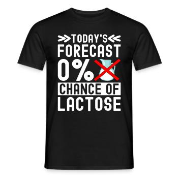 Intolérance au lactose Intolérance au lactose - T-shirt homme - noir - Devant - AI Model Male 178 light (178cm)