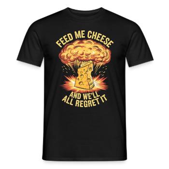 Lactose intolerance Lactose intolerant - Men's T-Shirt - black - Front - AI Model Male 178 light (178cm)