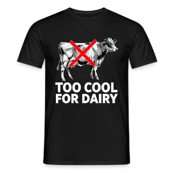 Laktoseintoleranz Laktoseintolerant - Männer T-Shirt - Schwarz - Vorne - AI Model Male 178 light (178cm)