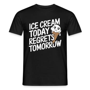 Lactose intolerance Lactose intolerant - Men's T-Shirt - black - Front - AI Model Male 178 light (178cm)