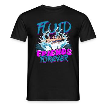 Synchronschwimmen Synchro Schwimmer - Männer T-Shirt - Schwarz - Vorne - AI Model Male 178 light (178cm)