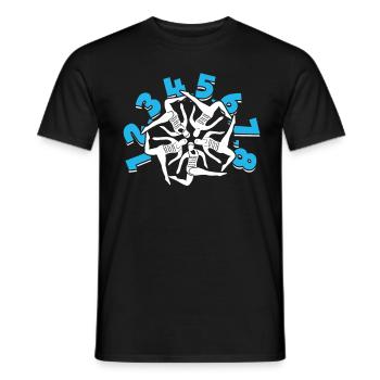 Synchronschwimmen Synchro Schwimmer - Männer T-Shirt - Schwarz - Vorne - AI Model Male 178 light (178cm)