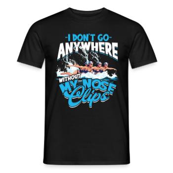 Synchronschwimmen Synchro Schwimmer - Männer T-Shirt - Schwarz - Vorne - AI Model Male 178 light (178cm)