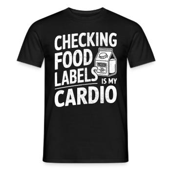 Lactose intolerance Lactose intolerant - Men's T-Shirt - black - Front - AI Model Male 178 light (178cm)