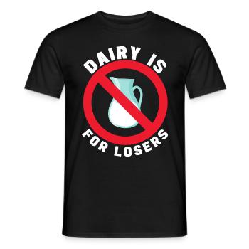 Intolérance au lactose Intolérance au lactose - T-shirt homme - noir - Devant - AI Model Male 178 light (178cm)