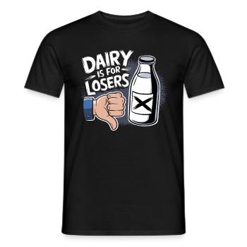 Intolérance au lactose Intolérance au lactose - T-shirt homme - noir - Devant - AI Model Male 178 light (178cm)