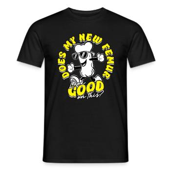 Beinbruch Gebrochener Oberschenkel - Männer T-Shirt - Schwarz - Vorne - AI Model Male 178 light (178cm)