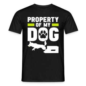 Flyball Dog Sports - Men's T-Shirt - black - Front - AI Model Male 178 light (178cm)