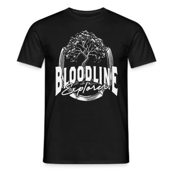 Généalogie Généalogie Bloodline Explorer - T-shirt homme - noir - Devant - AI Model Male 178 light (178cm)