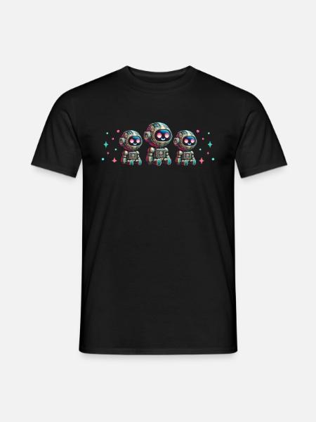 Robotics Engineer Computer Scientist - Men's T-Shirt - black
