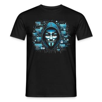 Programmierer Programmieren Informatik - Männer T-Shirt - Schwarz - Vorne - AI Model Male 178 light (178cm)
