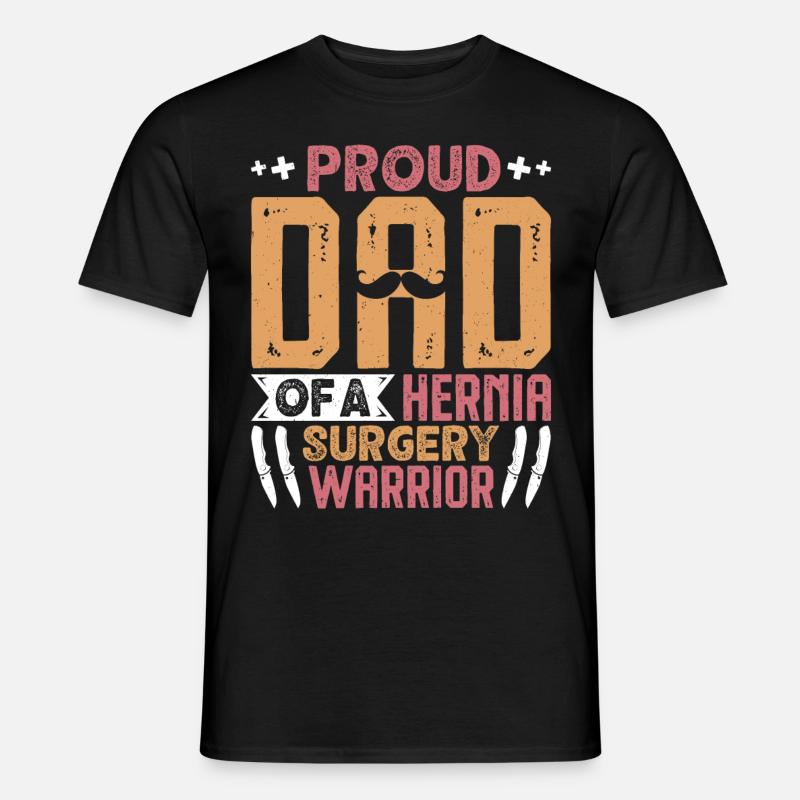 Hernia Surgery - Männer T-Shirt - Schwarz