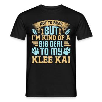 Trèfle d’Alaska Kai - T-shirt homme - noir - Devant - AI Model Male 178 light (178cm)