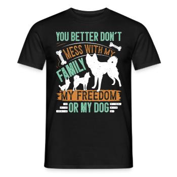 Trèfle d’Alaska Kai - T-shirt homme - noir - Devant - AI Model Male 178 light (178cm)