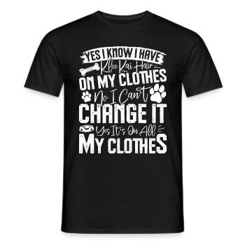 Trèfle d’Alaska Kai - T-shirt homme - noir - Devant - AI Model Male 178 light (178cm)