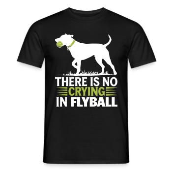 Flyball Dog Sports - Men's T-Shirt - black - Front - AI Model Male 178 light (178cm)