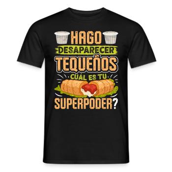 Tequenos Venezuelan - Men's T-Shirt - black - Front - AI Model Male 178 light (178cm)