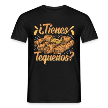 Tequenos Venezuelan - Men's T-Shirt - black - Front - AI Model Male 178 light (178cm)