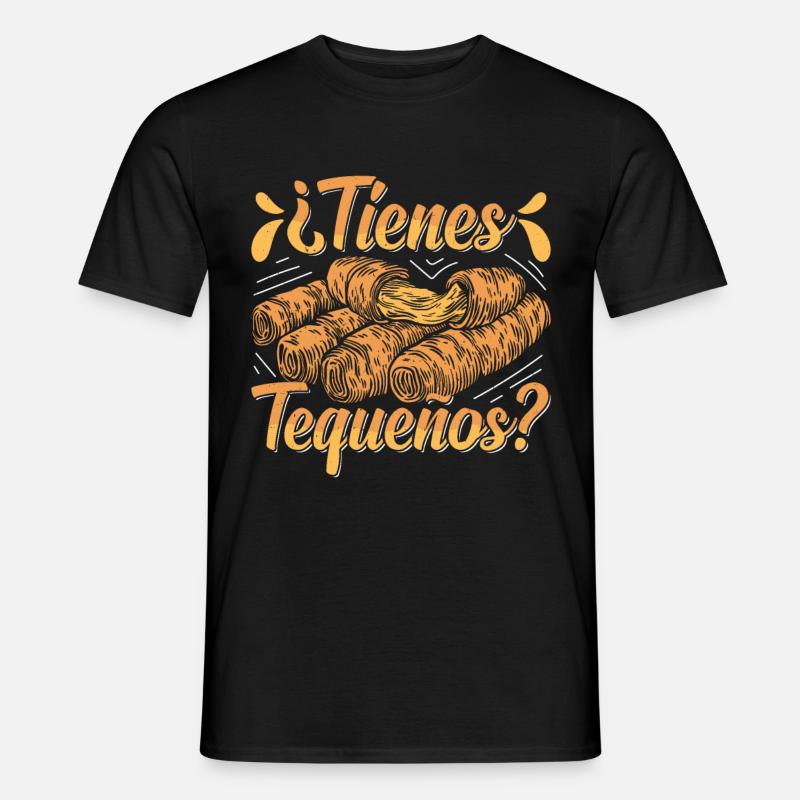 Tequenos venezolanisch - Männer T-Shirt - Schwarz