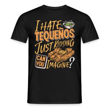 Tequenos Venezuelan - Men's T-Shirt - black - Front - AI Model Male 178 light (178cm)
