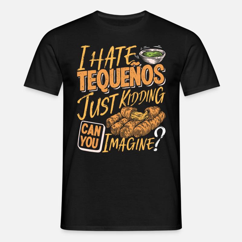 Tequenos venezolanisch - Männer T-Shirt - Schwarz