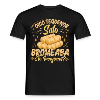 Tequenos Venezuelan - Men's T-Shirt - black - Front - AI Model Male 178 light (178cm)