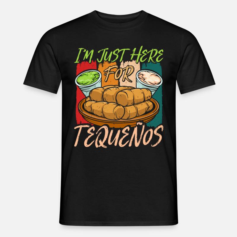 Tequenos venezolanisch - Männer T-Shirt - Schwarz