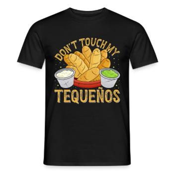 Tequenos Venezuelan - Men's T-Shirt - black - Front - AI Model Male 178 light (178cm)