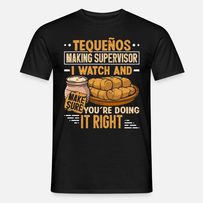Tequenos venezolanisch - Männer T-Shirt - Schwarz