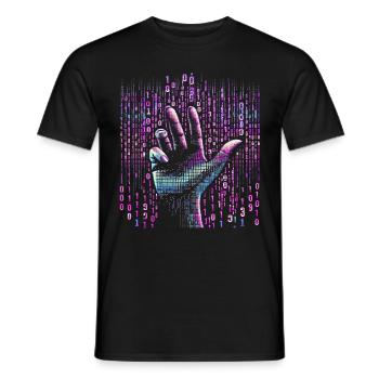 Programmierer Programmieren Informatik - Männer T-Shirt - Schwarz - Vorne - AI Model Male 178 light (178cm)