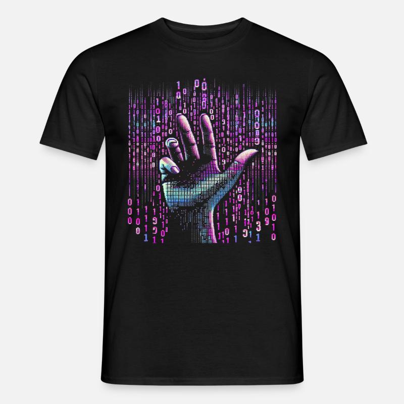 Programmierer Programmieren Informatik - Männer T-Shirt - Schwarz
