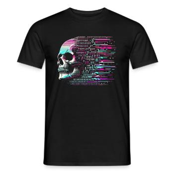 Hacker Programmierer Programmieren Informatik - Männer T-Shirt - Schwarz - Vorne - AI Model Male 178 light (178cm)