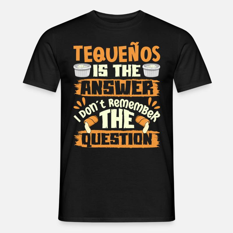 Tequenos venezolanisch - Männer T-Shirt - Schwarz