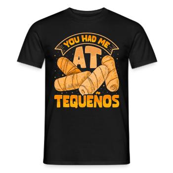 Tequenos Venezuelan - Men's T-Shirt - black - Front - AI Model Male 178 light (178cm)