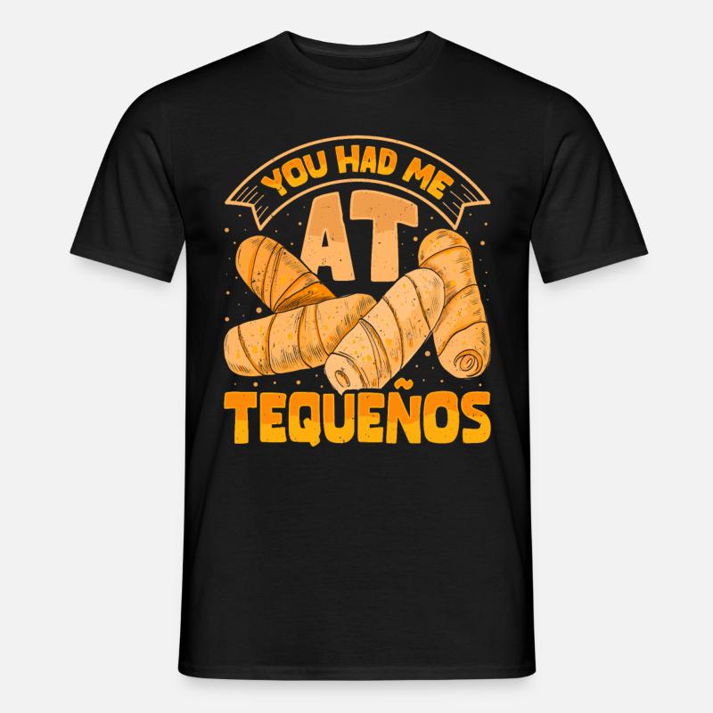 Tequenos venezolanisch - Männer T-Shirt - Schwarz
