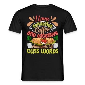 Tequenos Venezuelan - Men's T-Shirt - black - Front - AI Model Male 178 light (178cm)