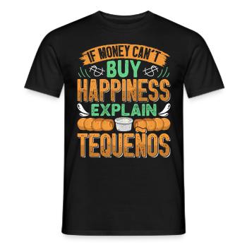 Tequenos Venezuelan - Men's T-Shirt - black - Front - AI Model Male 178 light (178cm)