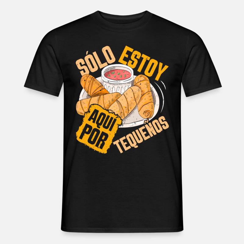 Tequenos venezolanisch - Männer T-Shirt - Schwarz