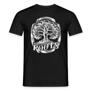 Généalogie Généalogie Généalogie - T-shirt homme - noir - Devant - AI Model Male 178 light (178cm)