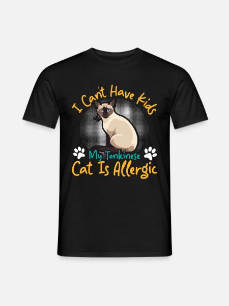 Chat tonkinois - T-shirt homme - noir