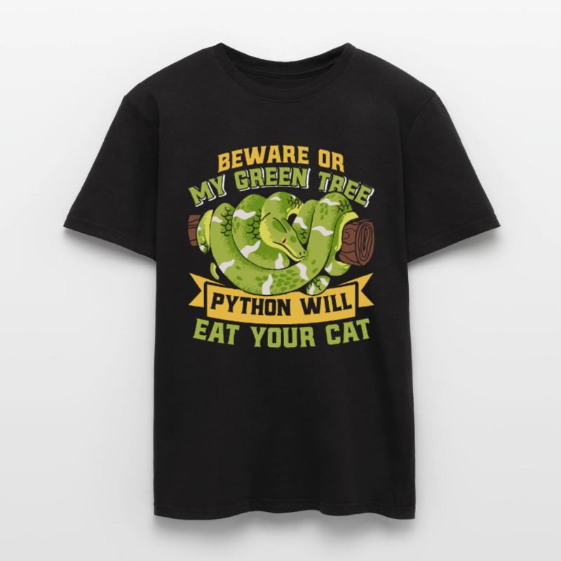 Green Tree Python Men’s T-shirt