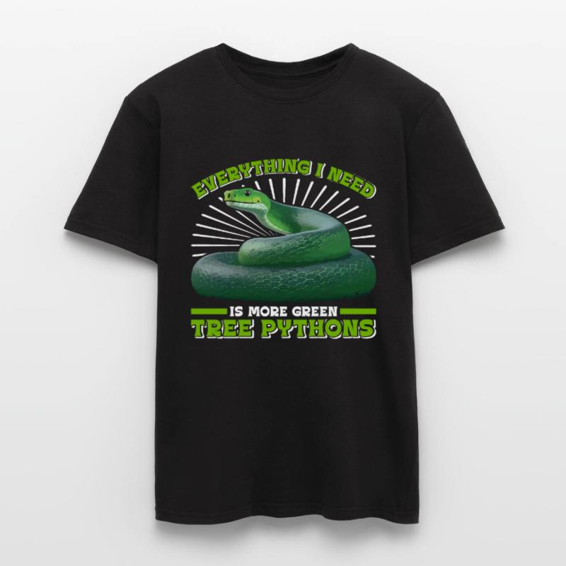 Python arborescent vert T-shirt homme