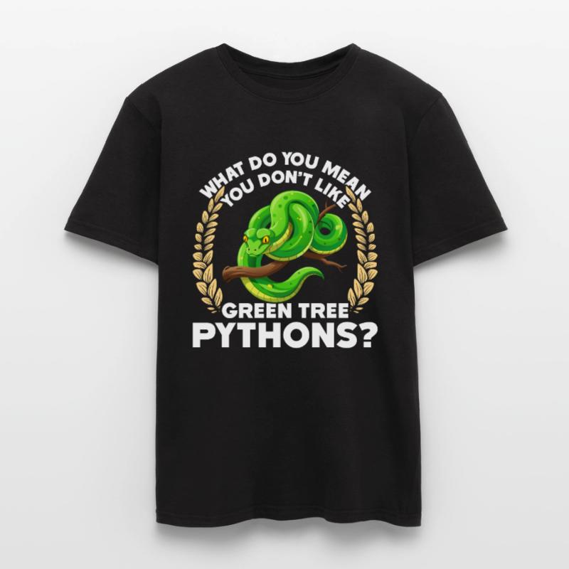 Green Tree Python Men’s T-shirt