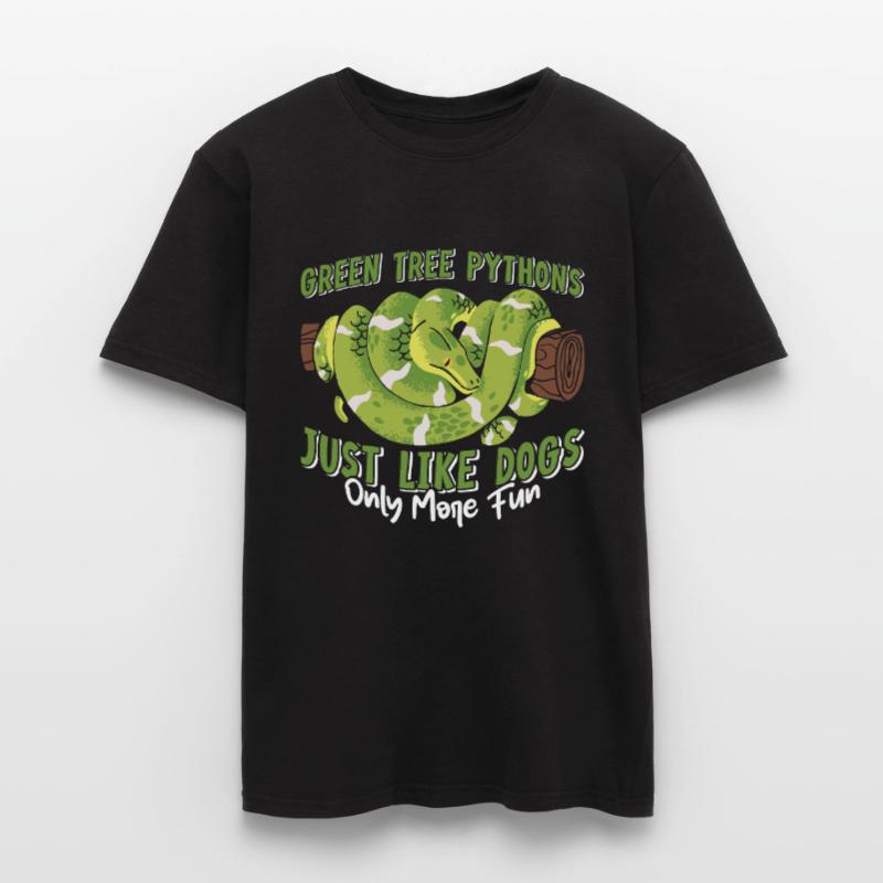 Green Tree Python Men’s T-shirt