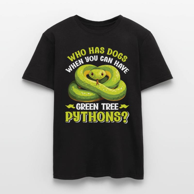 Green Tree Python Men’s T-shirt