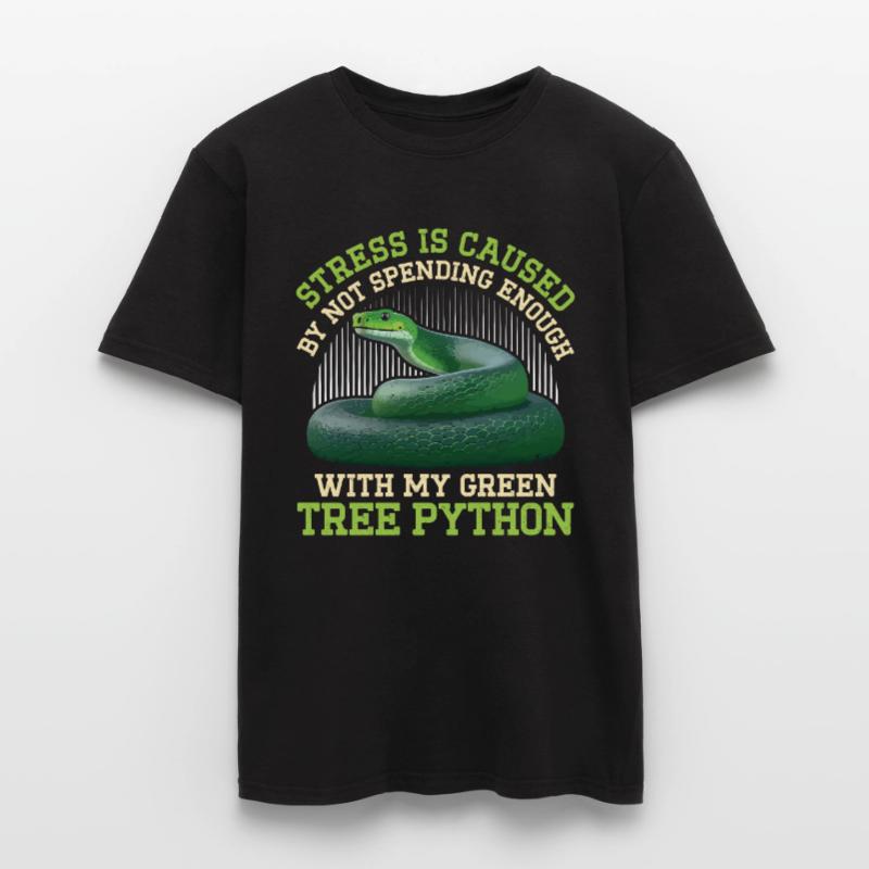 Python arborescent vert T-shirt homme