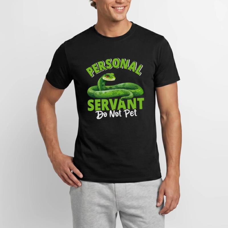 Python arborescent vert T-shirt homme