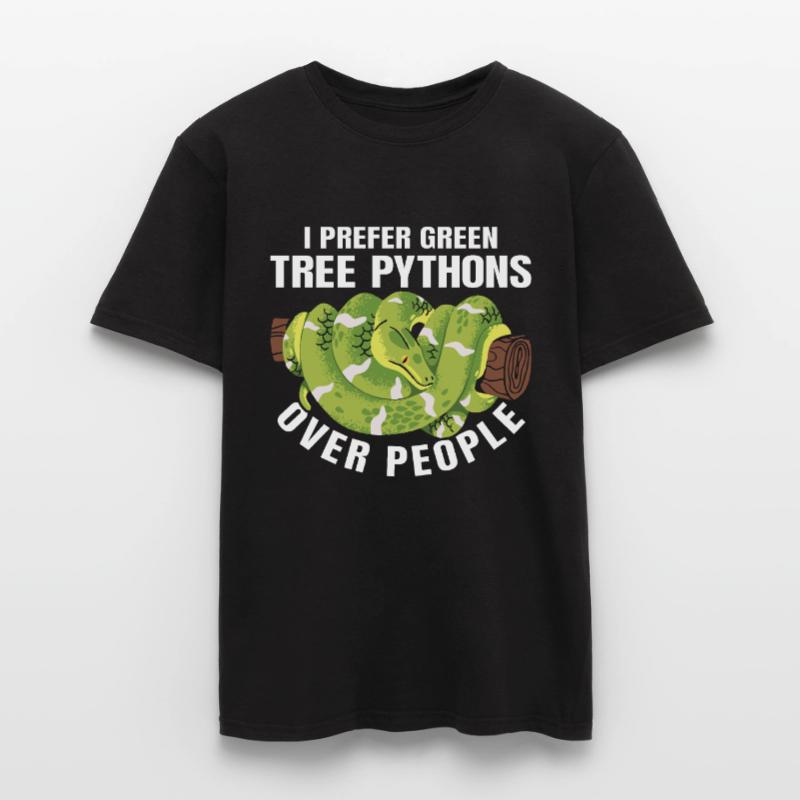 Python arborescent vert T-shirt homme